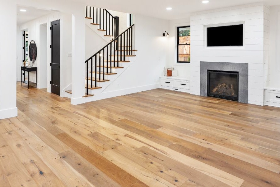 Engineered wood flooring, wide plank flooring