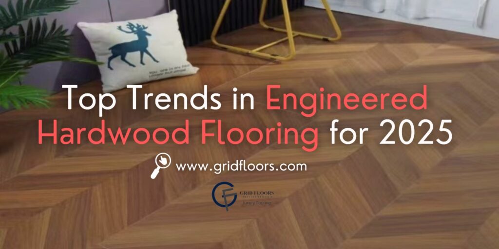 A visual representation of the latest trends in engineered hardwood flooring for 2025, showcasing innovative designs and styles.